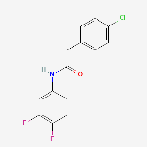 2-(4-chlorophenyl)-N-(3,4-difluorophenyl)acetamide