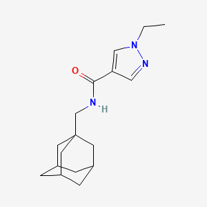 N-(1-Adamantylmethyl)-1-ethyl-1H-pyrazole-4-carboxamide