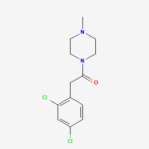 molecular formula C13H16Cl2N2O B10962715 2-(2,4-Dichlorophenyl)-1-(4-methylpiperazin-1-yl)ethanone 