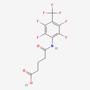 5-Oxo-5-[2,3,5,6-tetrafluoro-4-(trifluoromethyl)anilino]pentanoic acid