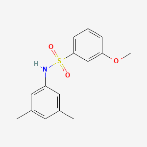 molecular formula C15H17NO3S B10962732 N-(3,5-dimethylphenyl)-3-methoxybenzenesulfonamide 