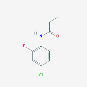 N-(4-chloro-2-fluorophenyl)propanamide