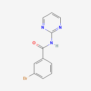 molecular formula C11H8BrN3O B10962863 3-bromo-N-(pyrimidin-2-yl)benzamide 