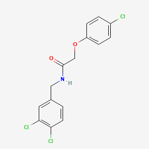 2-(4-chlorophenoxy)-N-(3,4-dichlorobenzyl)acetamide