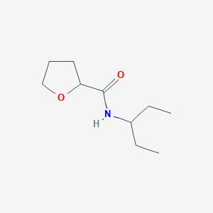 molecular formula C10H19NO2 B10962921 N-(pentan-3-yl)tetrahydrofuran-2-carboxamide 