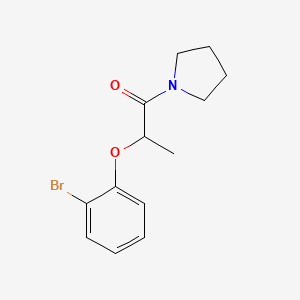 2-(2-Bromophenoxy)-1-(pyrrolidin-1-yl)propan-1-one