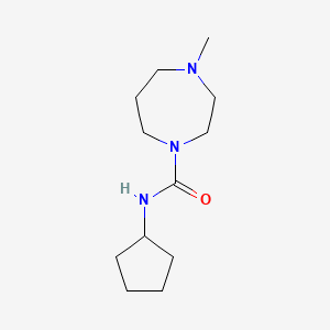 N-cyclopentyl-4-methyl-1,4-diazepane-1-carboxamide