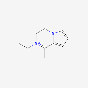 2-Ethyl-1-methyl-3,4-dihydropyrrolo[1,2-a]pyrazin-2-ium