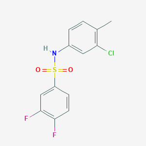 N-(3-chloro-4-methylphenyl)-3,4-difluorobenzenesulfonamide