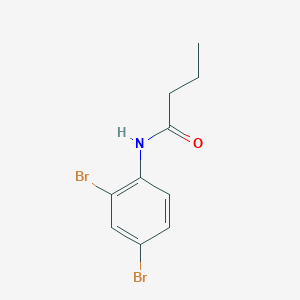 molecular formula C10H11Br2NO B10963000 N-(2,4-dibromophenyl)butanamide 