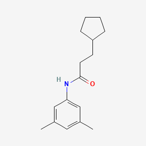 3-cyclopentyl-N-(3,5-dimethylphenyl)propanamide