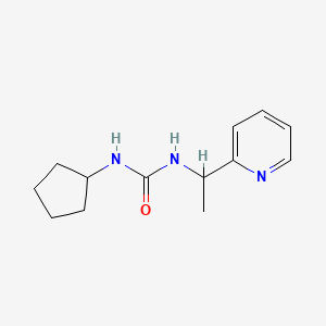 1-Cyclopentyl-3-[1-(pyridin-2-yl)ethyl]urea