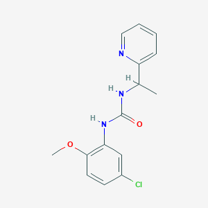 1-(5-Chloro-2-methoxyphenyl)-3-[1-(pyridin-2-yl)ethyl]urea