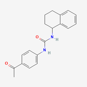 1-(4-Acetylphenyl)-3-(1,2,3,4-tetrahydronaphthalen-1-yl)urea