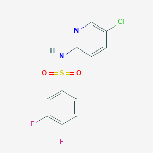 N-(5-chloropyridin-2-yl)-3,4-difluorobenzenesulfonamide