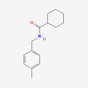 N-[(4-methylphenyl)methyl]cyclohexanecarboxamide