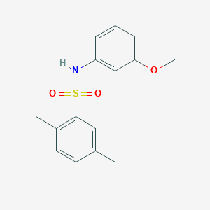 N-(3-methoxyphenyl)-2,4,5-trimethylbenzenesulfonamide