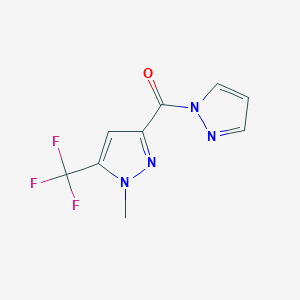 [1-methyl-5-(trifluoromethyl)-1H-pyrazol-3-yl](1H-pyrazol-1-yl)methanone