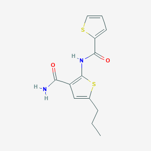 N-(3-carbamoyl-5-propylthiophen-2-yl)thiophene-2-carboxamide