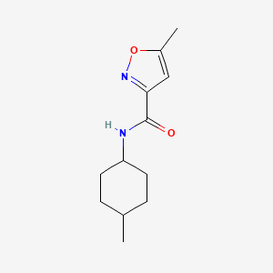 5-methyl-N-(4-methylcyclohexyl)-1,2-oxazole-3-carboxamide