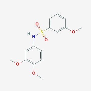 N-(3,4-dimethoxyphenyl)-3-methoxybenzenesulfonamide