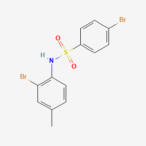 4-bromo-N-(2-bromo-4-methylphenyl)benzenesulfonamide