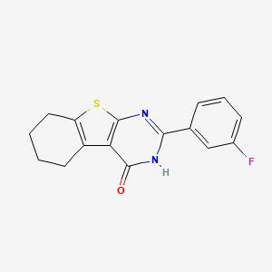 2-(3-fluorophenyl)-5,6,7,8-tetrahydro[1]benzothieno[2,3-d]pyrimidin-4(3H)-one