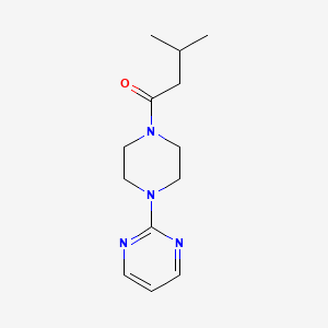 3-Methyl-1-[4-(pyrimidin-2-yl)piperazin-1-yl]butan-1-one