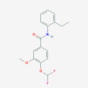 4-(difluoromethoxy)-N-(2-ethylphenyl)-3-methoxybenzamide