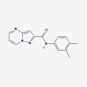 N-(3,4-dimethylphenyl)pyrazolo[1,5-a]pyrimidine-2-carboxamide