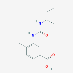 3-[(Butan-2-ylcarbamoyl)amino]-4-methylbenzoic acid