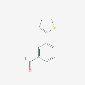 molecular formula C11H8OS B010964 3-(2-噻吩基)苯甲醛 CAS No. 103668-99-1