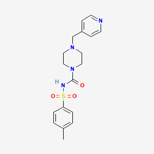 N-[(4-methylphenyl)sulfonyl]-4-(pyridin-4-ylmethyl)piperazine-1-carboxamide