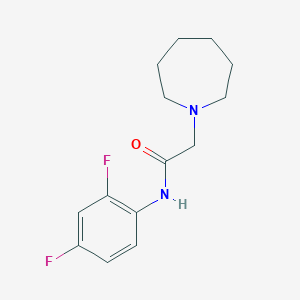 molecular formula C14H18F2N2O B10964089 2-(azepan-1-yl)-N-(2,4-difluorophenyl)acetamide 