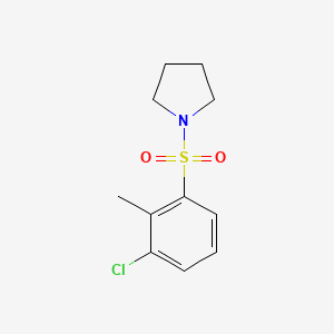 1-[(3-Chloro-2-methylphenyl)sulfonyl]pyrrolidine