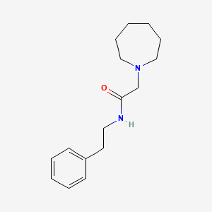 molecular formula C16H24N2O B10964094 2-(azepan-1-yl)-N-(2-phenylethyl)acetamide 