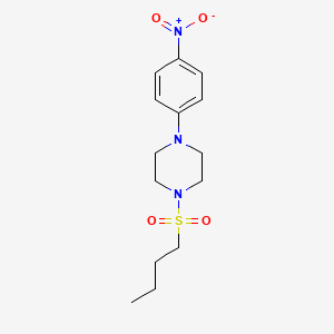 1-(Butylsulfonyl)-4-(4-nitrophenyl)piperazine