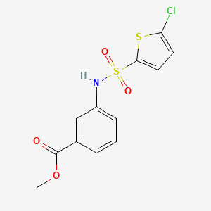 Methyl 3-{[(5-chlorothiophen-2-yl)sulfonyl]amino}benzoate