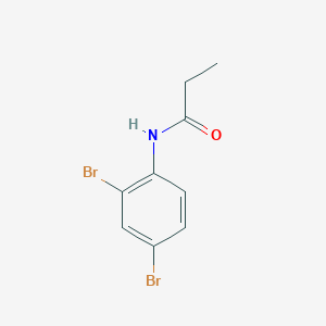 molecular formula C9H9Br2NO B10964226 N-(2,4-dibromophenyl)propanamide CAS No. 60751-74-8