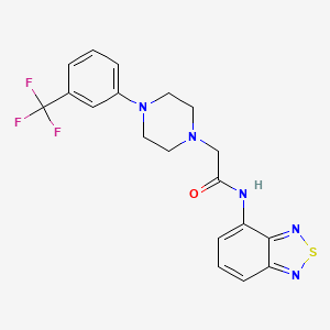 N-(2,1,3-benzothiadiazol-4-yl)-2-{4-[3-(trifluoromethyl)phenyl]piperazin-1-yl}acetamide