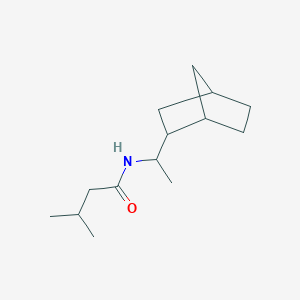 N-[1-(bicyclo[2.2.1]hept-2-yl)ethyl]-3-methylbutanamide