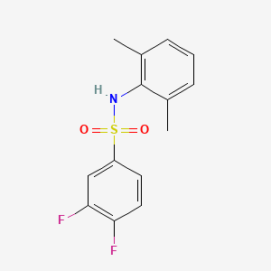 N-(2,6-dimethylphenyl)-3,4-difluorobenzenesulfonamide