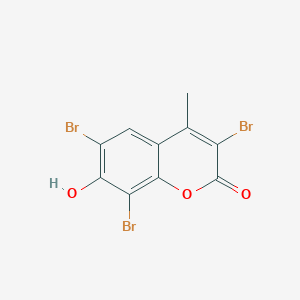 3,6,8-tribromo-7-hydroxy-4-methyl-2H-chromen-2-one