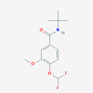 N-tert-butyl-4-(difluoromethoxy)-3-methoxybenzamide