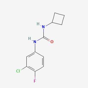 1-(3-Chloro-4-fluorophenyl)-3-cyclobutylurea