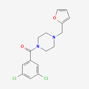 (3,5-Dichlorophenyl)[4-(furan-2-ylmethyl)piperazin-1-yl]methanone