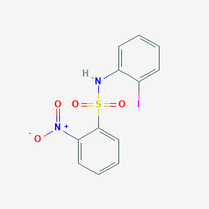 molecular formula C12H9IN2O4S B10964509 N-(2-iodophenyl)-2-nitrobenzenesulfonamide 