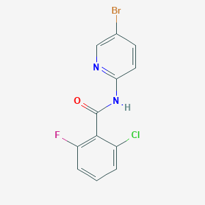 N-(5-bromopyridin-2-yl)-2-chloro-6-fluorobenzamide