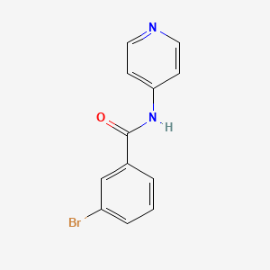 molecular formula C12H9BrN2O B10964538 3-bromo-N-(pyridin-4-yl)benzamide 