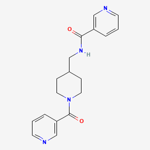 N-((1-nicotinoylpiperidin-4-yl)methyl)nicotinamide